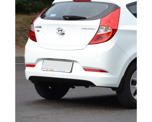 Заказать Бампер задний в цвет кузова Hyundai Solaris 1 (2011-2014) хэтчбек в Казани