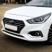 Купить Бампер передний в цвет кузова Hyundai Solaris 2 (2017-2020) в Казани