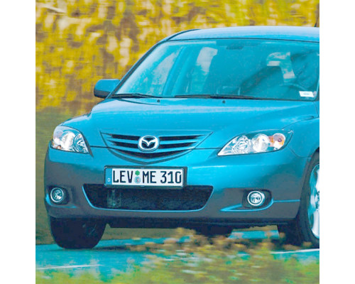 Заказать Бампер передний в цвет кузова Mazda 3 BK (2006-2009) хэтчбек в Казани