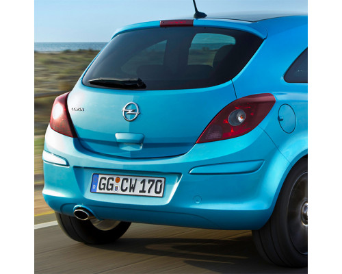 Заказать Бампер задний в цвет кузова Opel Corsa D (2006-2010) 3 дверный в Казани
