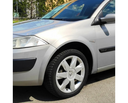 Купить Крыло переднее левое в цвет кузова Renault Megane 2 (2002-2008) пластиковое в Казани