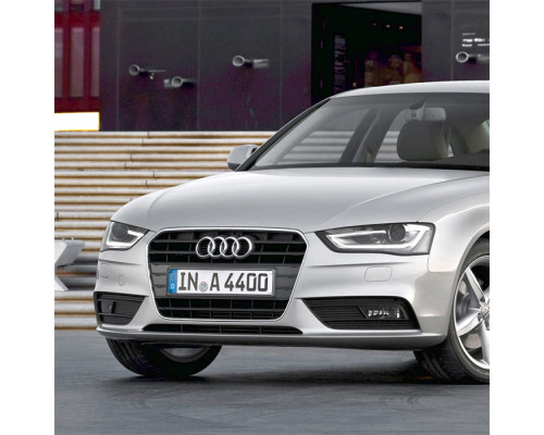 Купить Бампер передний в цвет кузова Audi A4 B8 (2011-2015) рестайлинг с омывателем и парктроником в Казани