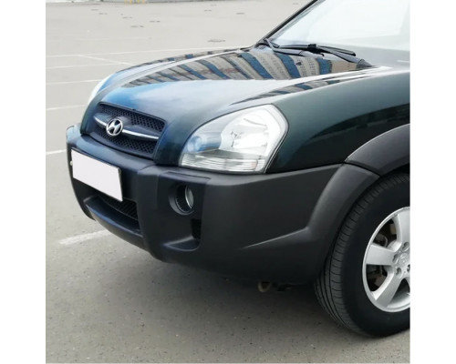 Заказать Бампер передний в цвет кузова Hyundai Tucson 1 (2004-2010) под расширители в Казани
