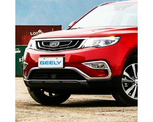 Заказать Бампер передний (верхняя часть) в цвет кузова Geely Atlas (2016-2020) в Казани
