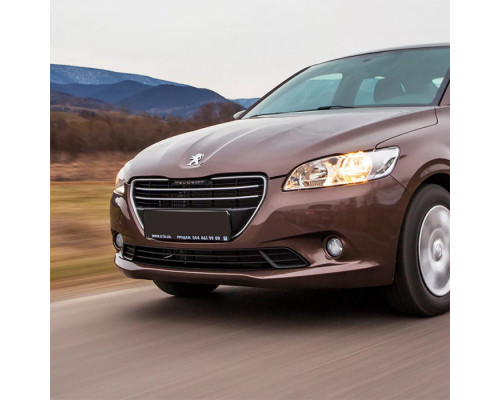 Заказать Бампер передний в цвет кузова Peugeot 301 (2012-2016) дорестайлинг в Казани