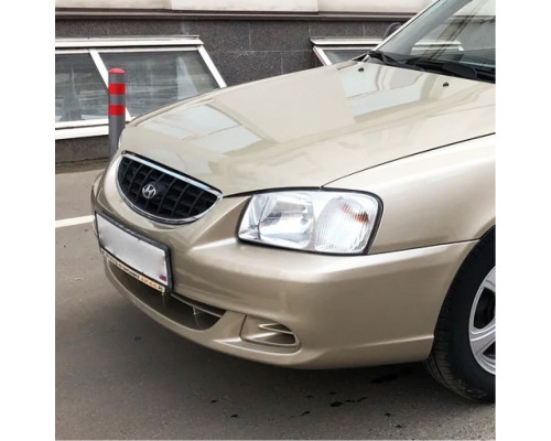 Заказать Бампер передний в цвет кузова Hyundai Accent (1999-2012) в Казани