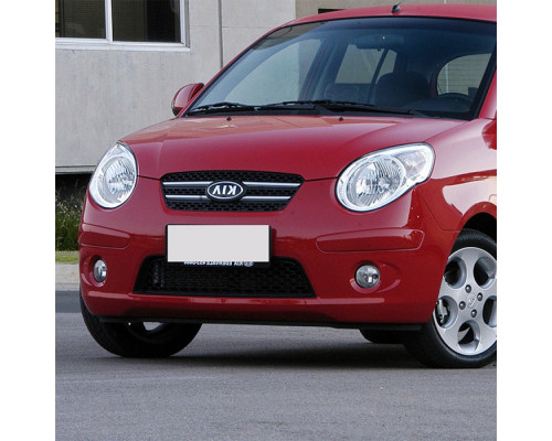 Заказать Бампер передний в цвет кузова Kia Picanto 1 (2007-2011) рестайлинг с птф в Казани