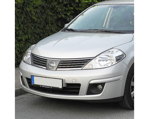 Купить Бампер передний в цвет кузова Nissan Tiida (2007-2013) в Казани