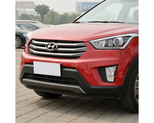 Купить Бампер передний (верхняя часть) в цвет кузова Hyundai Creta (2016-2020) в Казани