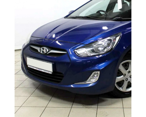 Заказать Бампер передний в цвет кузова Hyundai Solaris (2011-2014) в Казани