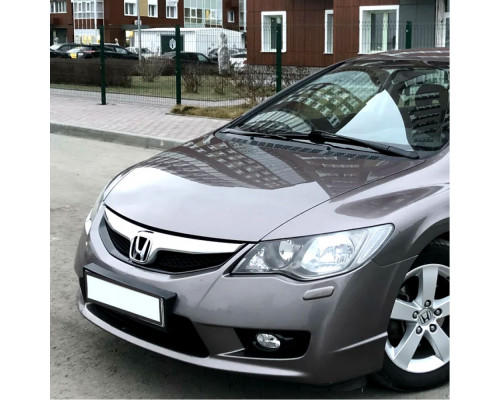 Заказать Бампер передний в цвет Honda Civic 8 (2008-2011) седан рестайлинг в Казани